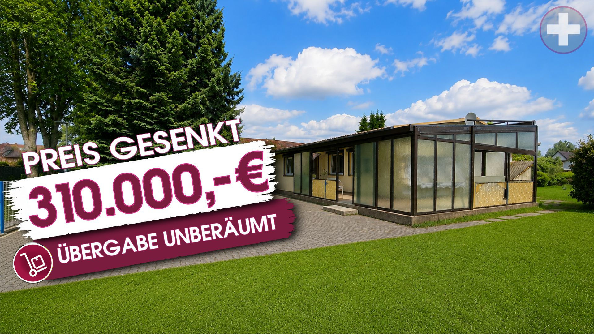 Sonniges Haus im Bungalowstil mit 974 m� + Veranda in Blankenfelde kaufen